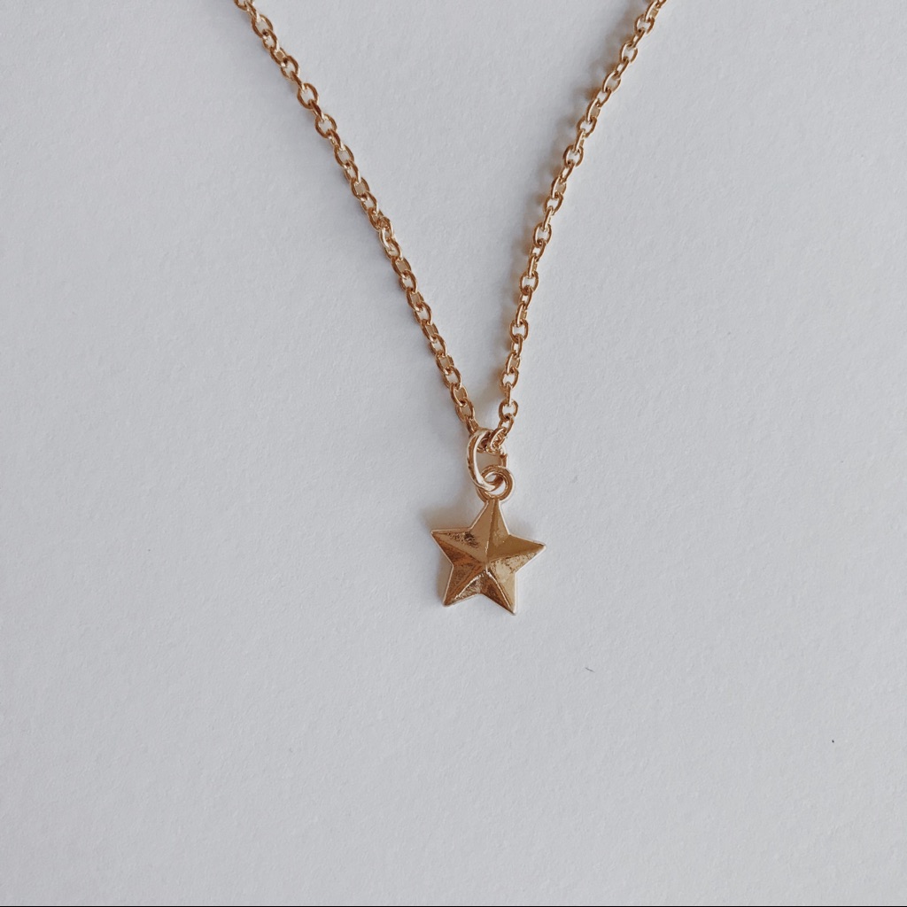 Gold Star Necklace